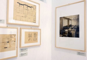 Gio Ponti's drawing from special exhibition at Triennale di Milno